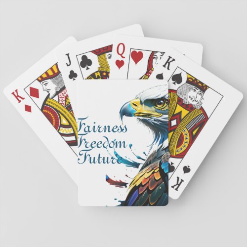 Fairness Freedom Future Playing Cards