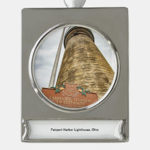 Fairport Harbor Lighthouse Ceramic Ornament
