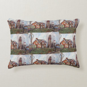 Fairport Harbor,Ohio Painting on a Pillow