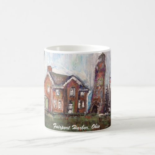 Fairport Harbor Ohio Painting on Mug