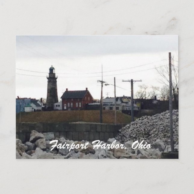 Fairport Harbor, Ohio Photo Postcard (Front)