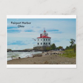Fairport Harbor Postcard by lighthouseenthusiast at Zazzle