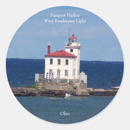 Fairport Harbor West Breakwater Light sticker