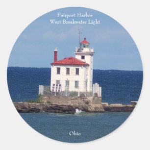 Fairport Harbor West Breakwater Light sticker