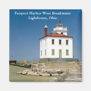 Fairport Harbor West Breakwater Lighthouse Magnet