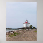 Fairport Harbor West Breakwater Lighthouse Poster at Zazzle