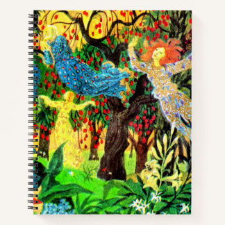 fairry folk in the forest notebook