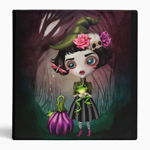 Fairuza the Little Witch 3 Ring Binder