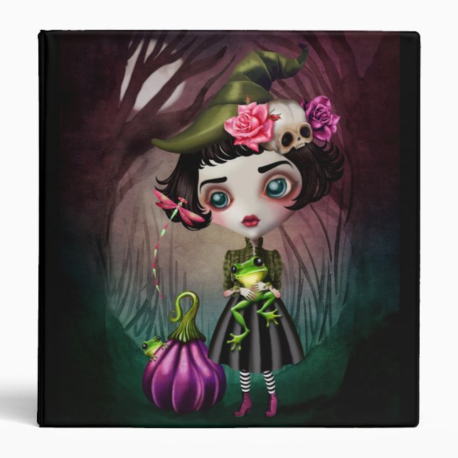 Fairuza the Little Witch 3 Ring Binder (Front)