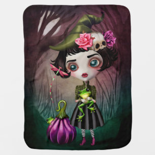 Fairuza the Little Witch Baby Blanket