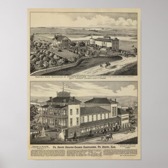 Fairview Farm and Sanitarium, Kansas Poster (Front)