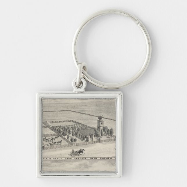 Fairview res, ranches keychain (Front)