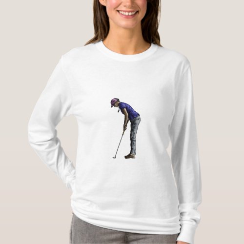 Fairway Queen Womans Golf Icon T_Shirt