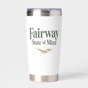 Fairway State Of Mind Retro Golf Lifestyle Insulated Tumbler