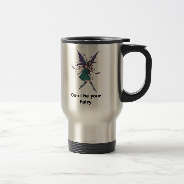 fairy5, Can i be your Fairy Travel Mug (Right)