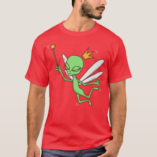 Fairy Alien UFO Mystical Outer Space Alien Fairy L T-Shirt