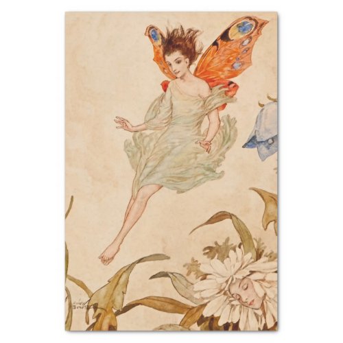 Fairy Among Flowers by Erich Schutz Tissue Paper