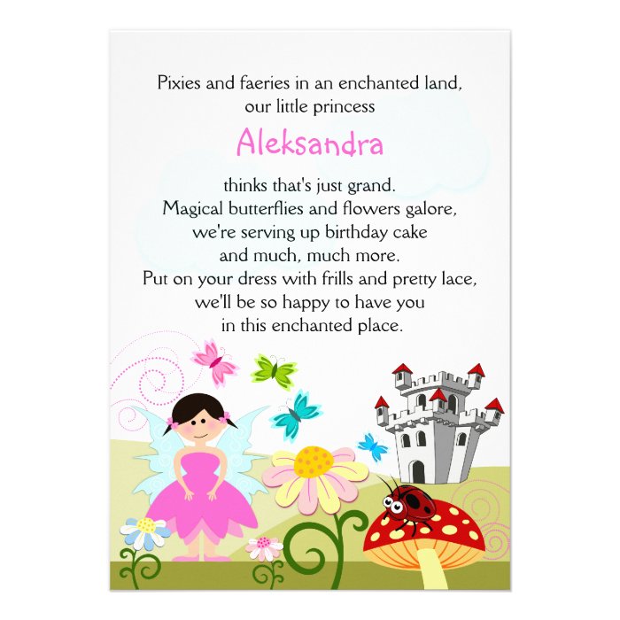 And Butterflies Birthday Party Invitations, Announcements, & Invites