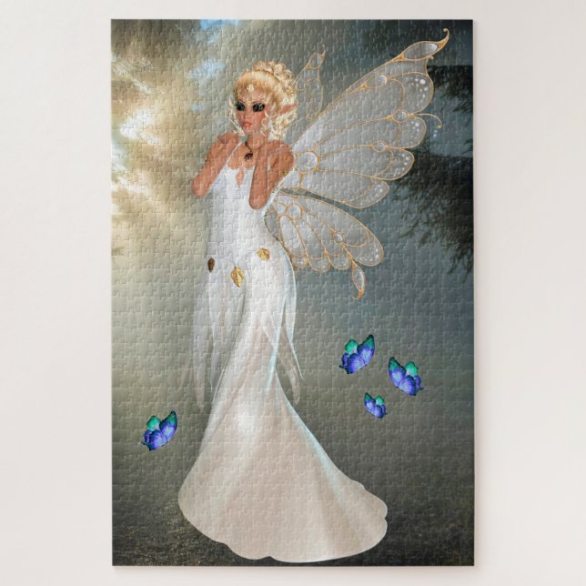 Fairy and Butterflies Jigsaw Puzzle (Vertical)