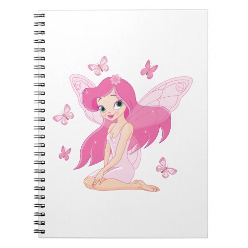 Fairy And Butterflies Notebook