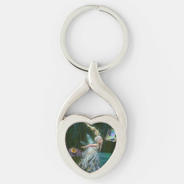 Fairy and Butterfly Keychain (Front)