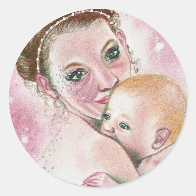 Fairy and Child Sticker (Front)