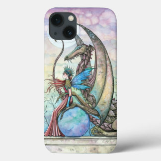 Fairy and Dragon Fantasy Art iPhone 13 Case