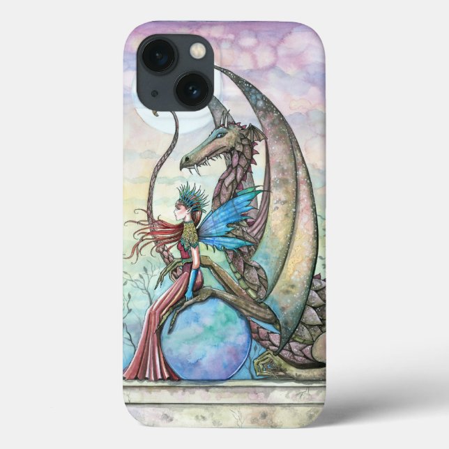 Fairy and Dragon Fantasy Art Case-Mate iPhone Case (Back)