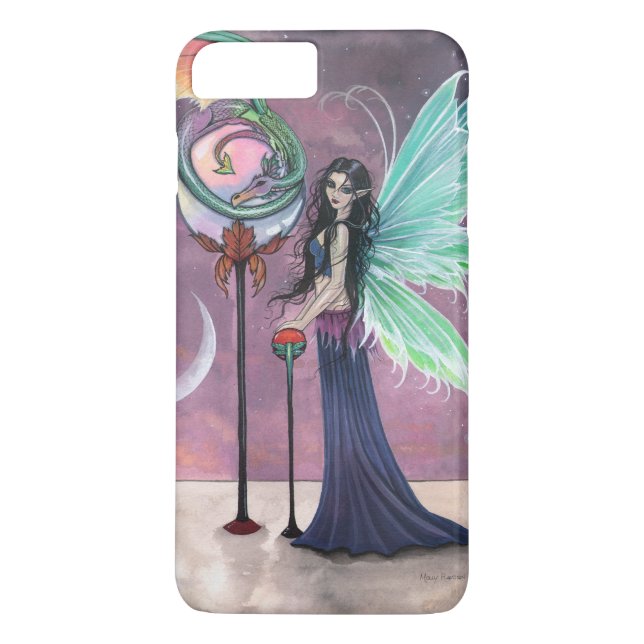 Fairy and Dragon Fantasy Art Case-Mate iPhone Case (Back)