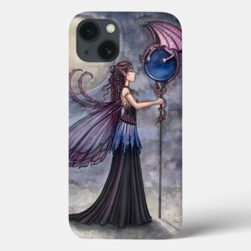 Fairy and Dragon Fantasy Art iPhone 13 Case