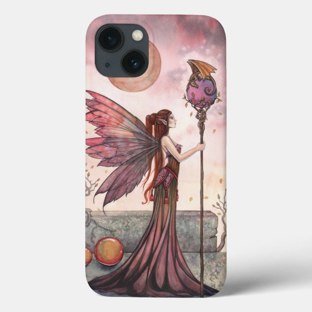 Fairy and Dragon Fantasy Art Case-Mate iPhone Case (Back)