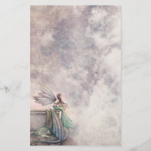 Fairy and Dragon Fantasy Art Stationary Stationery