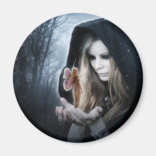 Fairy and Girl Magnet (Front)