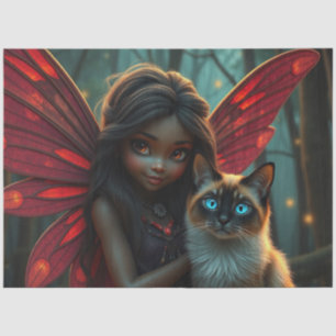 Fairy and her Cat Tissue Paper
