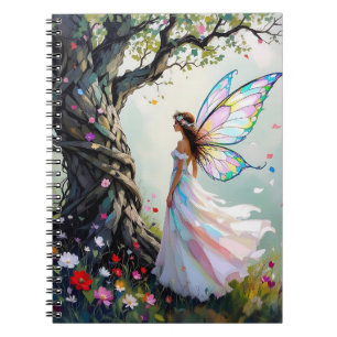 Fairy and Magical Vine Wrapped Tree Notebook