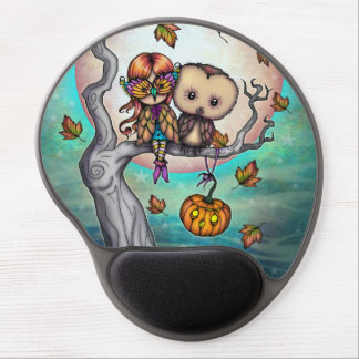 Fairy and Owl Fantasy Art by Molly Harrison Gel Mouse Pad