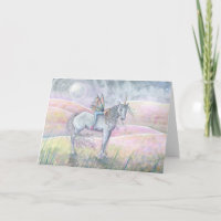Fairy and Unicorn Card