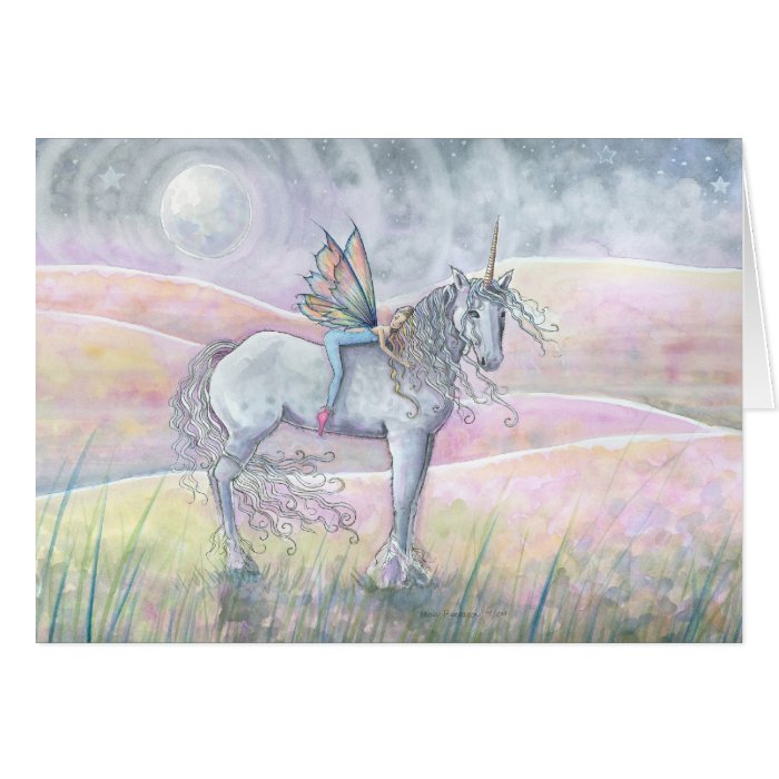 Fairy and Unicorn Card