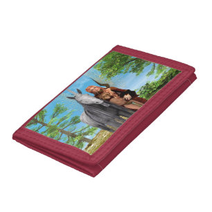 Fairy and Unicorn Trifold Wallet