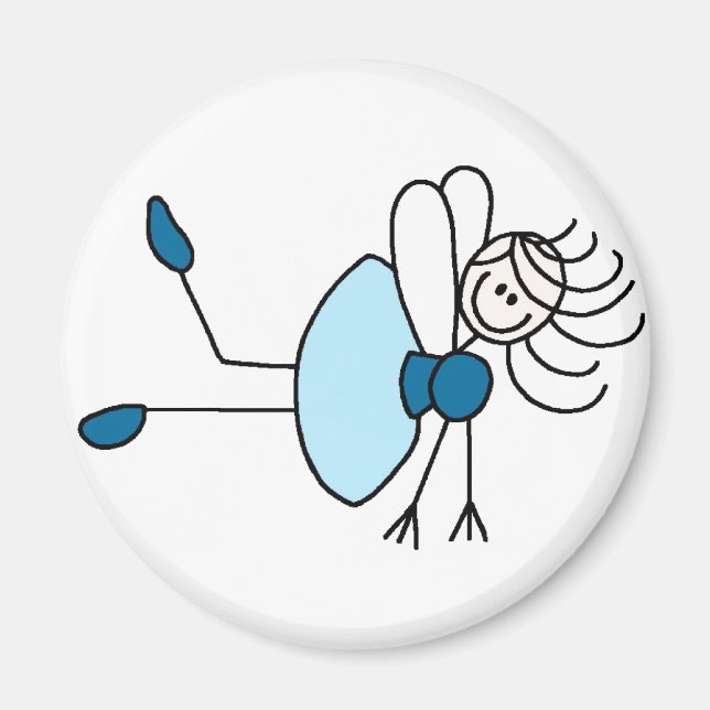 Fairy Angel In Blue Magnet (Front)