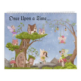 Fairy Art Illustrated Watercolor Postive Quotes Calendar