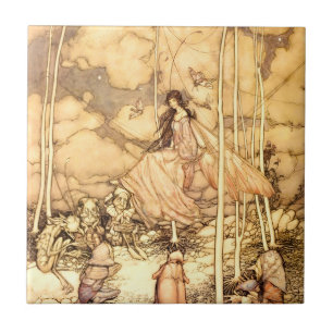 Fairy Arthur Rackham Ceramic Tile