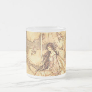 Fairy Arthur Rackham Frosted Glass Coffee Mug