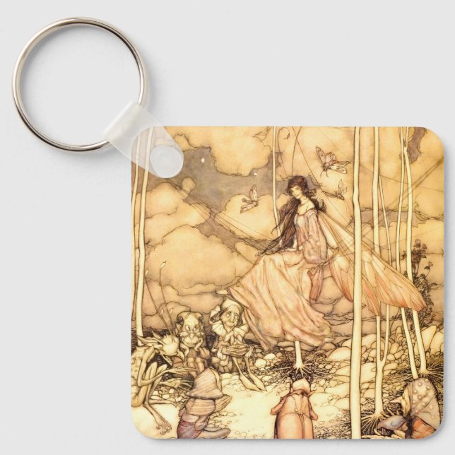 Fairy Arthur Rackham Keychain (Front)