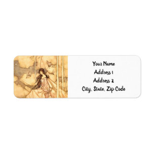 Fairy Arthur Rackham Label