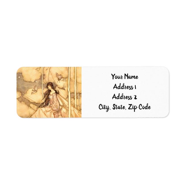Fairy Arthur Rackham Label (Front)
