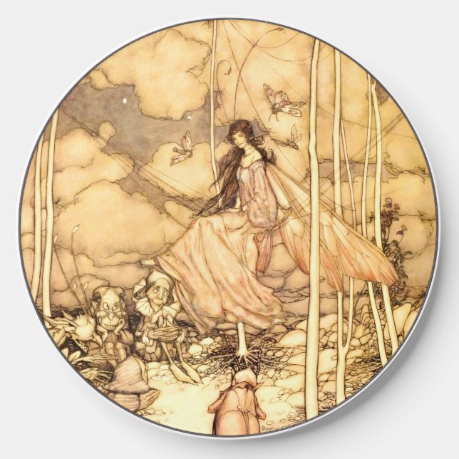 Fairy Arthur Rackham Wireless Charger (Front)