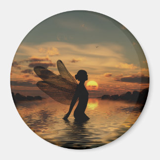 Fairy at Sunset Magnet