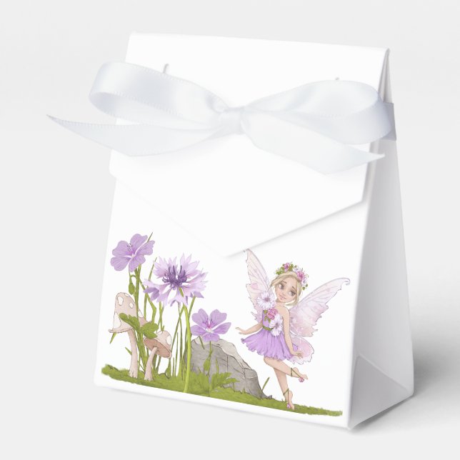Fairy Baby Shower Favor Boxes (Front Side)