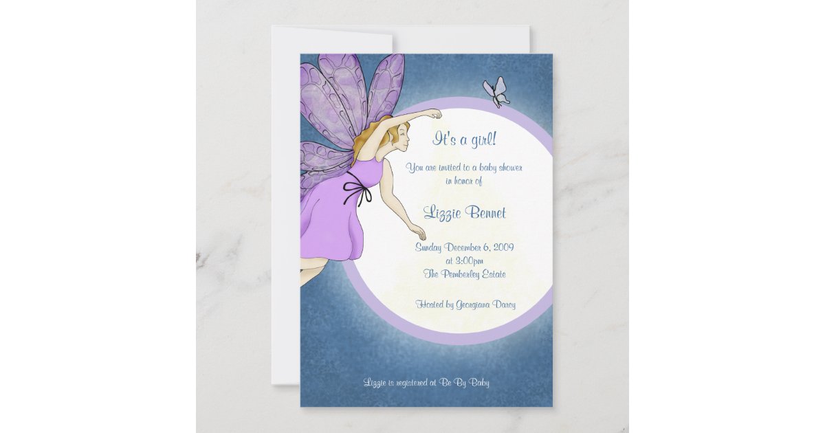 Fairy Baby Shower invitation | Zazzle